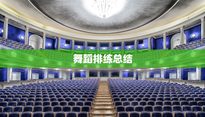 舞蹈排练总结